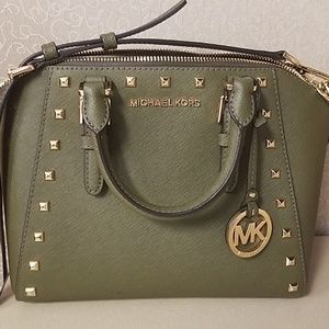 Olive green or army green micheal Kors purse